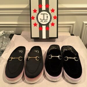 2 Pairs of Gently Used JC PLAY By Jeffrey Campbell sneakerser Sole Mules